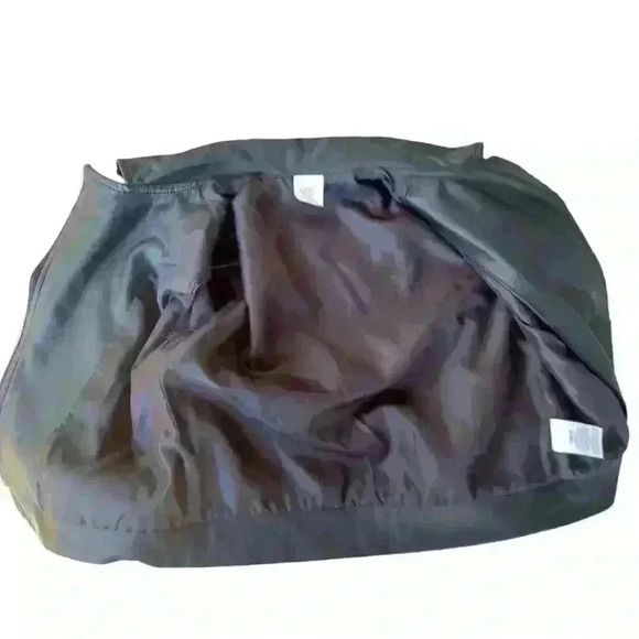 Faux Leather Kids Side Zip Black Jacket - Picture 5 of 6